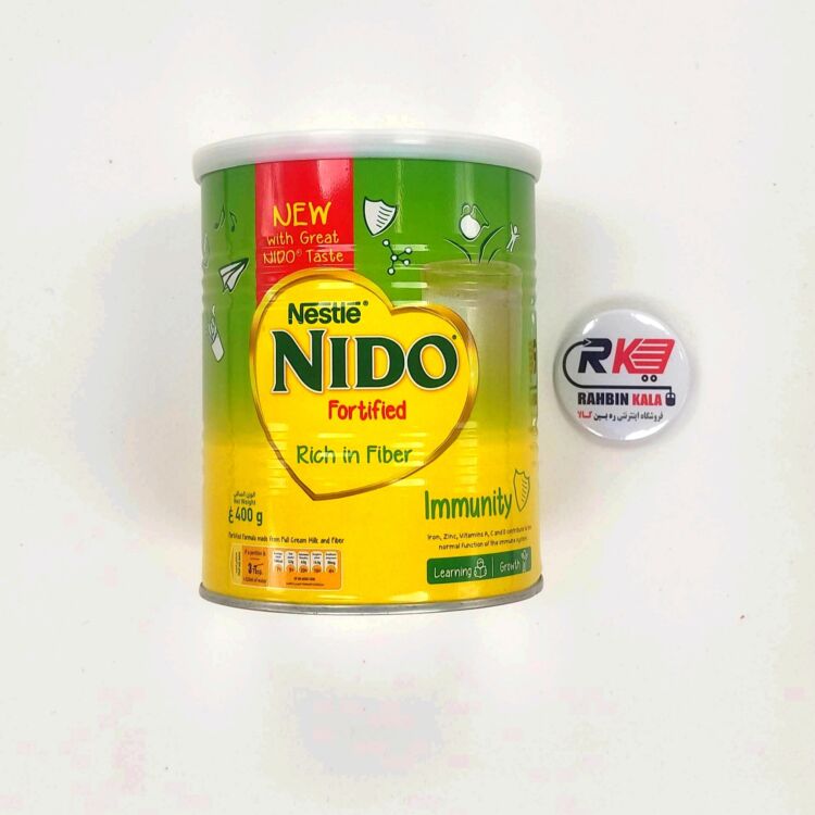 شیر نیدو بزرگسالان NIDO سرشار از فیبر 400 گرم عربی