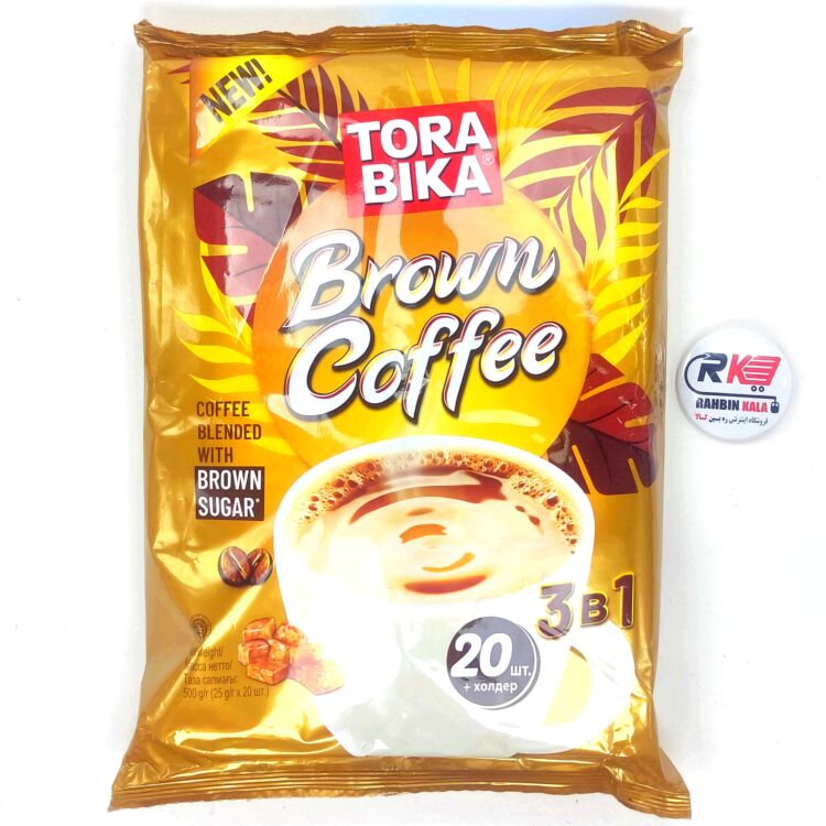 کافی میکس براون کافی Brown Coffee تورابیکا بسته 20 عددی